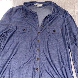 Blue jean button down